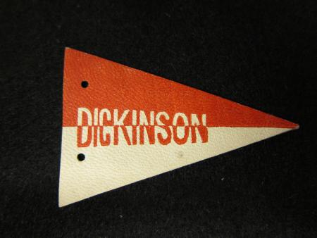 Leather Dickinson Tobacco Pennant, c.1900