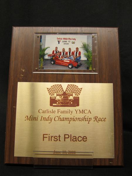 Mini Indy plaque, 2000