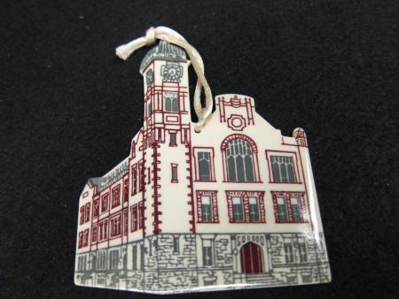 Denny Hall Porcelain Ornament, 1995