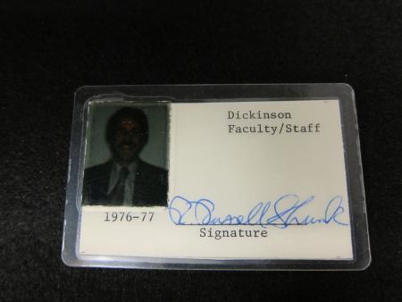 Faculty/Staff ID Card, 1976