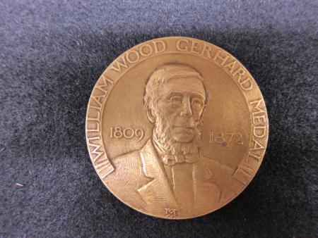 William Wood Gerhard Commemorative Medal