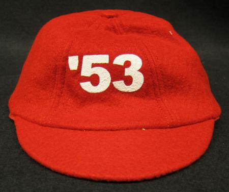 Red Felt Beanie with '53 on the front 