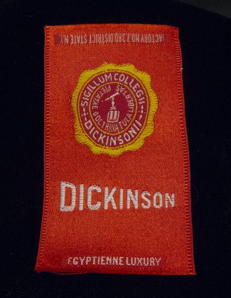 Red Dickinson Tobacco Souvenir Ribbon, c.1910