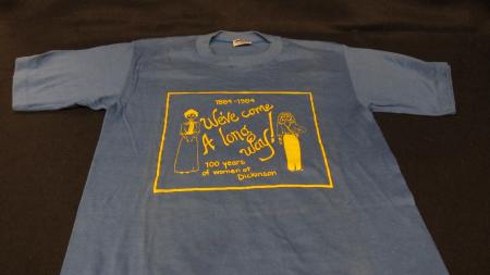 Blue 100 Years of Women T-shirt, 1984