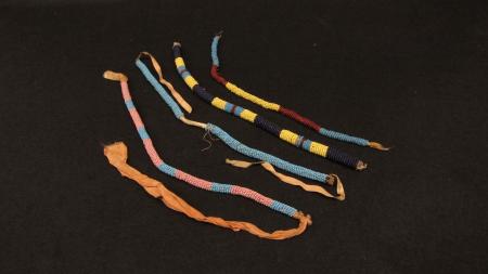 Beaded Leather Bands, c.1890