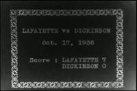 Football Game vs. Lafayette College, 1936