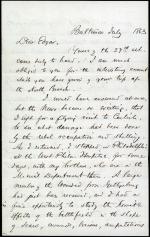 Letter from John K. Stayman to Edgar E. Hastings