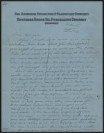 Letter from Conway W. Hillman to James H. Morgan