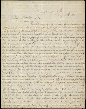 Letter from George D. Chenoweth to James W. Marshall