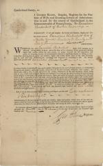 Letter, 1809 (Box 2, folder 12)