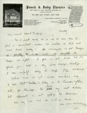 Letter, c.1910s (Box 1, folder 1)