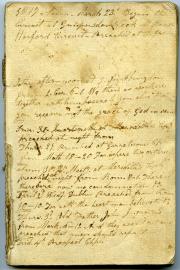 Record of sermons, 1817 (Box 1, folder 11)