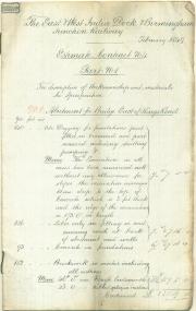 Contract estimate, 1849 (Box 2, folder 6)