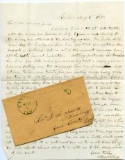 Letter, 1850 (Box 1, folder 2)