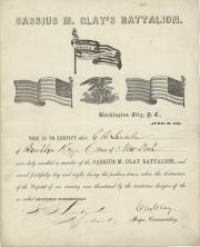 Certificate, 1861 (Box 1, folder 24)