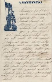 Letter, 1864 (Box 1, folder 8)