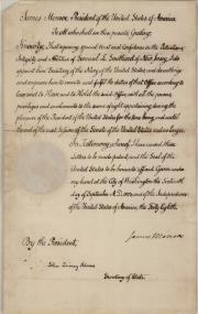 Certificate, 1823 (Box 1, folder 14)