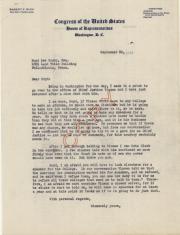 Letter, 1946 (Box 1, folder 7)