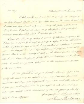Letters from James Buchanan to Isaac Wayne