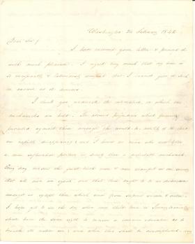 Letter from James Buchanan to Thomas Brice