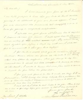Letter from James Buchanan to Robert J. Walker