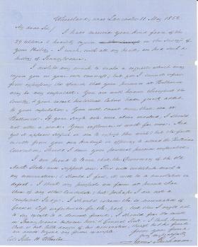 Letters from James Buchanan to John Wheeler