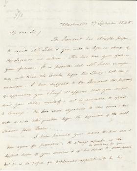 Letter from James Buchanan to J. Randolph Clay