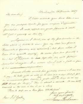 Letter from James Buchanan to Jacob S. Yost