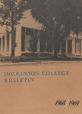 Dickinson College Catalog, 1968-69