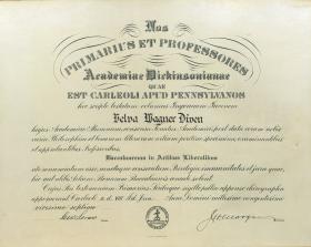 Bachelor of Arts Diploma - Velva Daihl