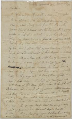 Letter from Stephen Johnes to Lydia Johnes