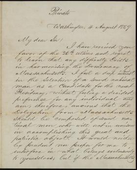 Letter from James Buchanan to W. C. N. Swift