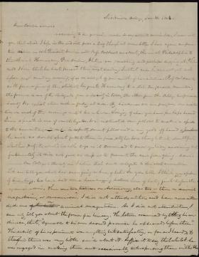 Letter from a Dickinson Student to Sarah A. Currier