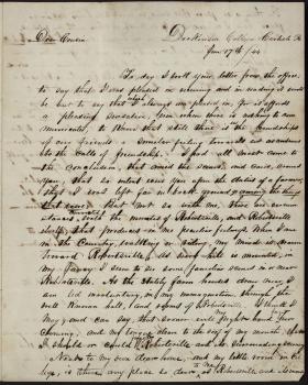 Letter from Beverly Waugh to J. B. Roberts
