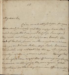 Letter from John Dickinson to Benjamin Rush