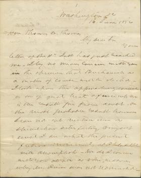 Letter from Alexander H. Stephens to Thomas W. Thomas