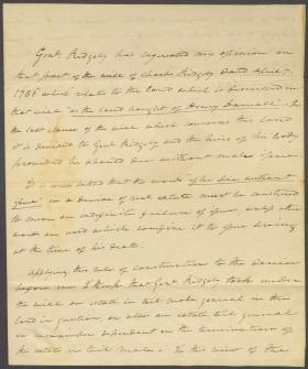 Legal Opinion of Roger B. Taney on Charles Ridgely's Will