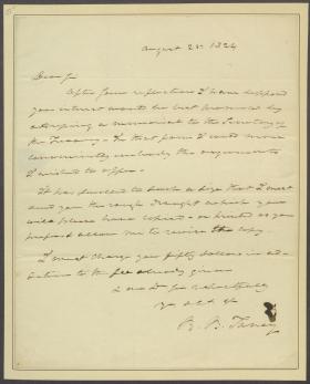 Letter from Roger B. Taney to Mr. Colt