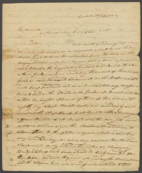 Letter from William Ramsey to Alexander Dallas