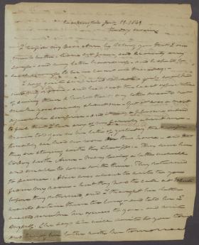 Letter from Roger B. Taney to Anne Taney