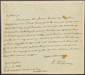 Letter from Roger B. Taney to James M. Campbell