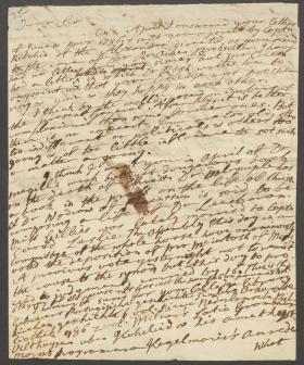 Letter from John Erskine to Charles Nisbet