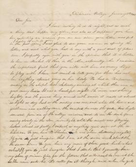 Letter from John Kennaday to His Family