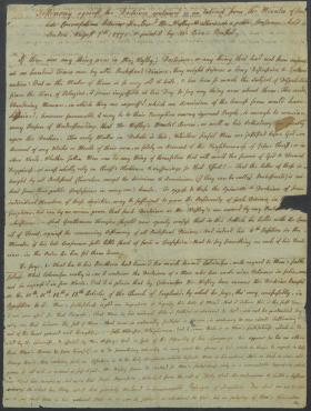 Testimony of Charles Nisbet against John Wesley