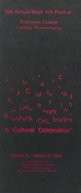 Black Arts Festival 1986