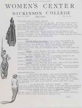 Women's Center Newsletter (Mar. 1984)