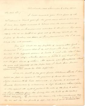 Letter from James Buchanan to Robert Flenniken 