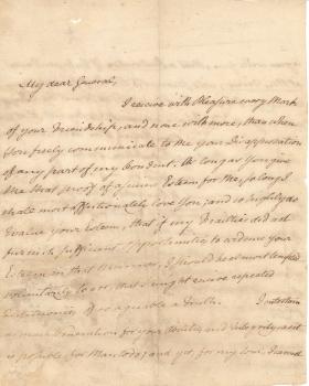 Letter from John Dickinson to Charles Lee