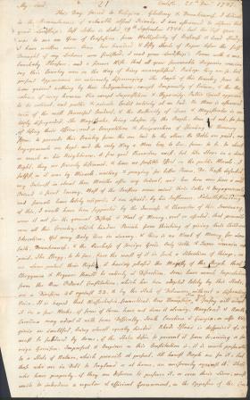 Letters from Charles Nisbet to David Erskine