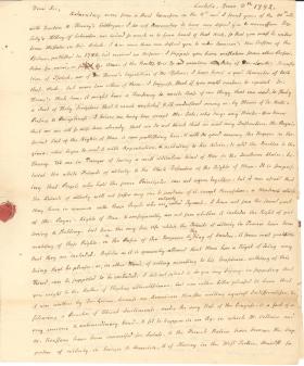 Letters from Charles Nisbet to William Young, 1792-93
